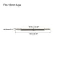 thumbnail image 2 of Uxcell Spring Bar Pins 16mm x 1.5mm Double Fringe 316 Stainless Steel Watch Band Pins Replacement 2Pcs, 2 of 3