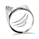 thumbnail image 1 of Rasguños,animales. Anillo de compromiso de boda de amor ajustable Unbranded M, 1 of 3