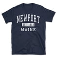 thumbnail image 1 of Newport Maine Classic Established Men's Cotton T-Shirt, 1 of 1