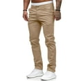 thumbnail image 3 of HUNGSON Men Skinny Slim Fit Casual Jeans Dyeing Stretch Straight Fashion Denim Pants, 3 of 5