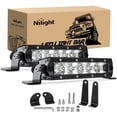 thumbnail image 1 of Barra de luces LED Nilight Super Slim de 7 pulgadas y 30 W Spot 3600 LM, 1 of 9