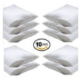 thumbnail image 2 of Pack of 10 - Queen (20 X 30) Zippered Closure Solid White Pillowcases, 100% 650 TC Series Cotton By The Great American Store, 2 of 5