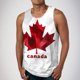 thumbnail image 1 of Camiseta sin mangas de cuello redondo para hombre, ropa de ocio, fitness, para el hogar, pijama, camiseta con estampado a color, blusa deportiva de poliéster para hombre, 1 of 5