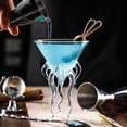 thumbnail image 3 of Octopus Tentacle Wine Goblets, Jellyfish Shape Cocktail Glass, Artistic Stemware for Wine, Cool Bar Decor, Unique Birthday Gift for Her Him, 3 of 8
