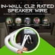 thumbnail image 3 of Cable de altavoz GearIt de 12 AWG de primera calidad, resistente, 1 m con conector tipo banana, 3 of 7