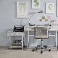 thumbnail image 6 of ACME Wither Rectangular Accent Table in White and Chrome, 6 of 8