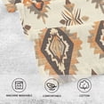 thumbnail image 5 of Yayeee 2 Pack Hand Towels for Bathroom 100% Cotton 16" x 28" Soft Absorbent Kitchen Towel, Geometric Designs, 5 of 7