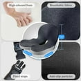 thumbnail image 2 of Seat Cushion for Truck Driver, Memory Foam Truck Seat Cushion with Adjustable Strap – Ergonomic Back Support & Sciatica Relief for Long Drives, Semi Truck Accessories, 2 of 13