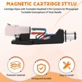 thumbnail image 4 of Cartridge Stylus with Turntable Headshell 4 Pin Contacts for Phonograph Turntable Gramophone LP Viny, 4 of 5