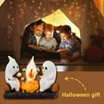 thumbnail image 5 of 2024 Ghost Campfire Flickering Nightlight, Halloween Night Lights Plug into Wall, 3D Spooky Fire Marshmallow Night Light, Ghost Pumpkin Night Light Dusk Funny Halloween Room Decorations (B-1PC), 5 of 6