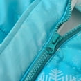 thumbnail image 5 of oqasdz Girls Coats Children Long Sleeve Gradient Snowflake Print Quilted Hooded Warm Outerwear Fall Winter Top Coat Outwear Size 2 Y-3 Y, 5 of 5