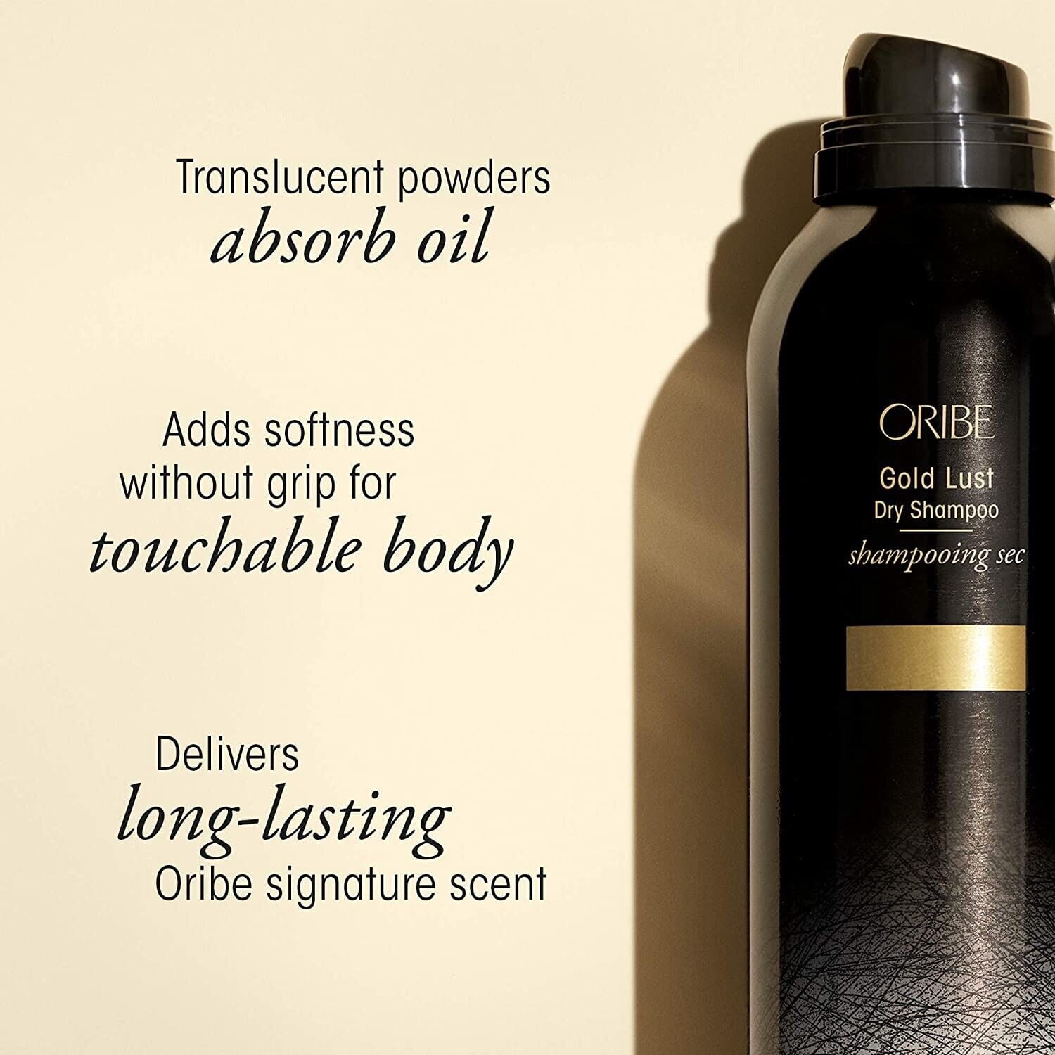 Oribe Gold Lust Dry Shampoo 6.3oz Transformative Oil Absorbing Fragrance Retention