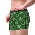 thumbnail image 2 of Fuzoiu Christmas (2) Print Men's Ultra Breathable Underwear,No Riding Up Boxer Briefs with ComfortFlexible Waistband-Medium, 2 of 5
