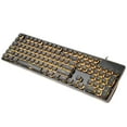 thumbnail image 1 of jesticaly USB Wired Keyboard Backlit Waterproof Silent Mechanical Luminous Fluent Typing Keypads Low Noise for Home Entertainment, 1 of 6