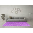 thumbnail image 3 of Ahgly Company Indoor Rectangle Abstract Purple Modern Area Rugs, 6' x 9', 3 of 4