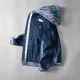 thumbnail image 4 of Chaquetas de mezclilla para hombre, abrigo de vaquero de otoño para hombre, ropa popular coreana de alta calidad, moda Joker, tela vintage de lujo, 4 of 5