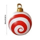 thumbnail image 3 of Adornos navideños, adornos navideños, decoración navideña de 60 cm, inflable de PVC decorado para exteriores, adornos navideños para árboles de Navidad, bola inflable decorada., 3 of 6