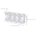 thumbnail image 6 of Portable Soda Can Organizer Box 10.8x2.9x4.1 Inch, Refrigerator Soda Can Dispenser Rack, Kitchen Refrigerator Storage Box 4 Section Storage Box for Fridge(1pcs, Clear), 6 of 6