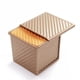 thumbnail image 2 of 2X Mini Molde para Pan con Tapa, Caja de Tostadas Cuadrada Antiadherente con Capacidad de Masa de 0,55 Lb (250 G) para Hornear en el Horno, 2 of 5