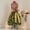 Red, variant on Resenkos 5-Ft Pre-Lit Mannequin Dress Form Artificial Christmas Tree, Green/Red