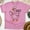 Azalea, variant on Registered Silly Goose T-Shirt for Women, Funny Nurse Cartoon Graphic Tee, Light Pink, Size M