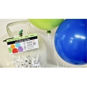 Big Barrel E-Z Safety Seal Helium Balloon Valves - Quickly Seals Latex Balloons - 25 Ct