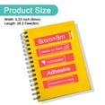 thumbnail image 3 of NineLeaf Compatible for Brother P-touch TZe-415 TZe415 TZ-415 TZ415 6mm 1/4'' White on Red Laminated TZe TZ Label Tape 0.23" x 26.2ft, 3 of 7