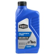 Super Tech Full Synthetic SAE 20W-50 V-Twin Motorcycle Oil, 1 Quart