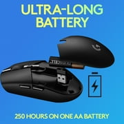 Logitech G305 LIGHTSPEED Wireless Gaming Mouse, HERO Sensor, 12,000 DPI, Lightweight, 6 Programmable Buttons, 250h Battery, On-Board Memory, Compatible with PC, Mac, Blue