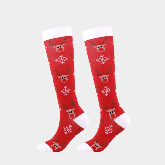 Medias de compresión para adultos, medias de Navidad, medias de compresión para Halloween