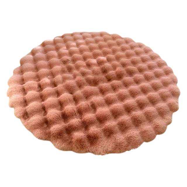 Naiovety Alfombra gruesa de felpa para sala de estar, duradera, resistente y antideslizante, los pies del dormitorio ya no se sentirán Decoración del hogar polvo de cuero 80cm