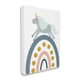 thumbnail image 4 of Stupell Industries Neutral Unicorn over Rainbow Fairy Tales & Fantasy Painting Gallery Wrapped Canvas Art Print Wall Art, 24 x 30, 4 of 8