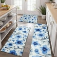 thumbnail image 2 of Pioneer Flower Floral Print Pattern Kitchen Rugs Sets Of 3,Kitchen Runner Rugs Non Skid Washable,Decorative Kitchen Floor Mats for Kitchen,Sink,Laundry,17"x30"+ 17"x47" + 17"x59", 2 of 6