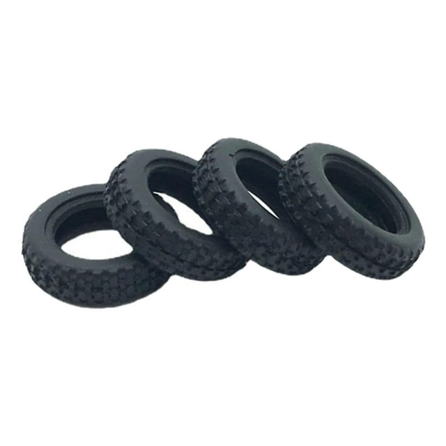 Juego de neumáticos de goma Sunnimix para coche RC Wltoys K989 1:28 4WD