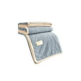 thumbnail image 2 of Cagogo Fleece Blanket, Extra Thick Double Layer Flannel Blanket for Adults, Warm Cozy Heavy Weight Blanket for Bed Couch Sofa, Soft Flocked Nap Blanket for Office Home Travel Camping, 2 of 6