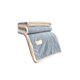 thumbnail image 2 of Manta De Franela Manta de franela azul extra gruesa de doble capa, ideal para la cama, el sofá, la oficina o la siesta (1 pieza). Rkxzt, 2 of 8