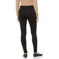 thumbnail image 3 of No Nonsense Women's Ponte Knit Pintuck Legging, Black, M, 3 of 3