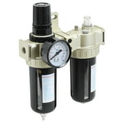PointZero Combo Regulator Water Filter and Inline Air Line Oil Lubricator