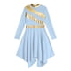 thumbnail image 5 of Vestidos de baile de Ballet para niños y niñas, vestido de túnica de manga larga metálica de manga larga para baile lírico de Iglesia, 5 of 5
