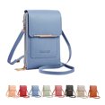 thumbnail image 4 of Ruyang Womens Phone Wallet PU Leather Crossbody Bag Multi-Zip Vertical Purse Anti-Theft Sling Bag Fashion Single Shoulder Bag, 4 of 7