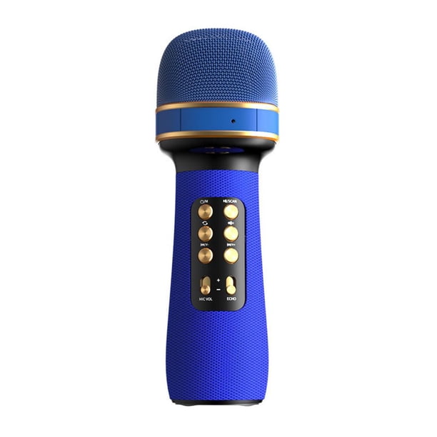 Micrófono Inalámbrico De Karaoke Con Bluetooth Para Adultos Y Niños, Micrófono Portátil Con Bluetooth Para El Hogar, Altavoz De Mano Para Navidad Y Cumpleaños matsuzay EL017539-03