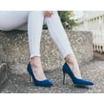 thumbnail image 2 of JENN ARDOR Women High Heels 4 Inches Pointed Toe Classic Stiletto High Heels Blue Size 8, 2 of 6