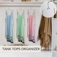 thumbnail image 3 of Tank Top Hanger,Space Saving Hangers,Non-Slip Hanging Sport Holder,Closet Organizers and Storage for, 3 of 5