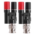 thumbnail image 4 of Adaptador de Plátano BNC, Alta Precisión Universal Bnc Masculino A Conector de plátano Fuerte Conexión para Equipos Electrónicos, 4 of 7