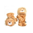 thumbnail image 1 of D&Y Animal Faux Fur Gloves - Lion, 1 of 1