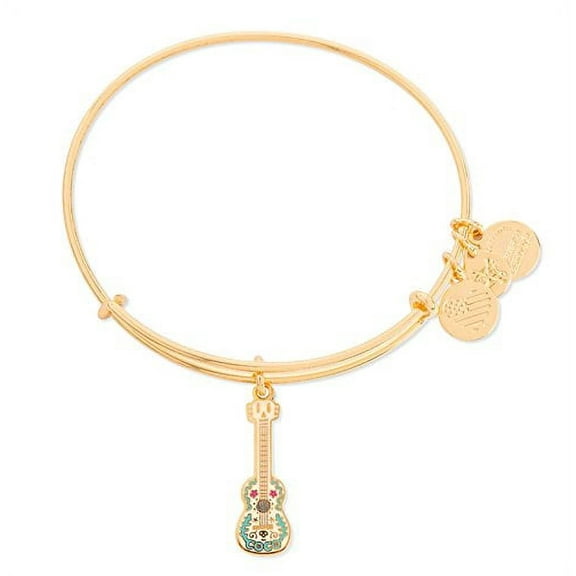 Disney Pixar Coco Guitar Alex and Ani Charm Bracelet, Gold