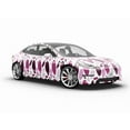 thumbnail image 6 of Rwraps Abstract Cobblestone Purple Gloss Vinyl Film Wrap 59in x 16ft Vinyl Vehicle Car Film Sheet, 6 of 9