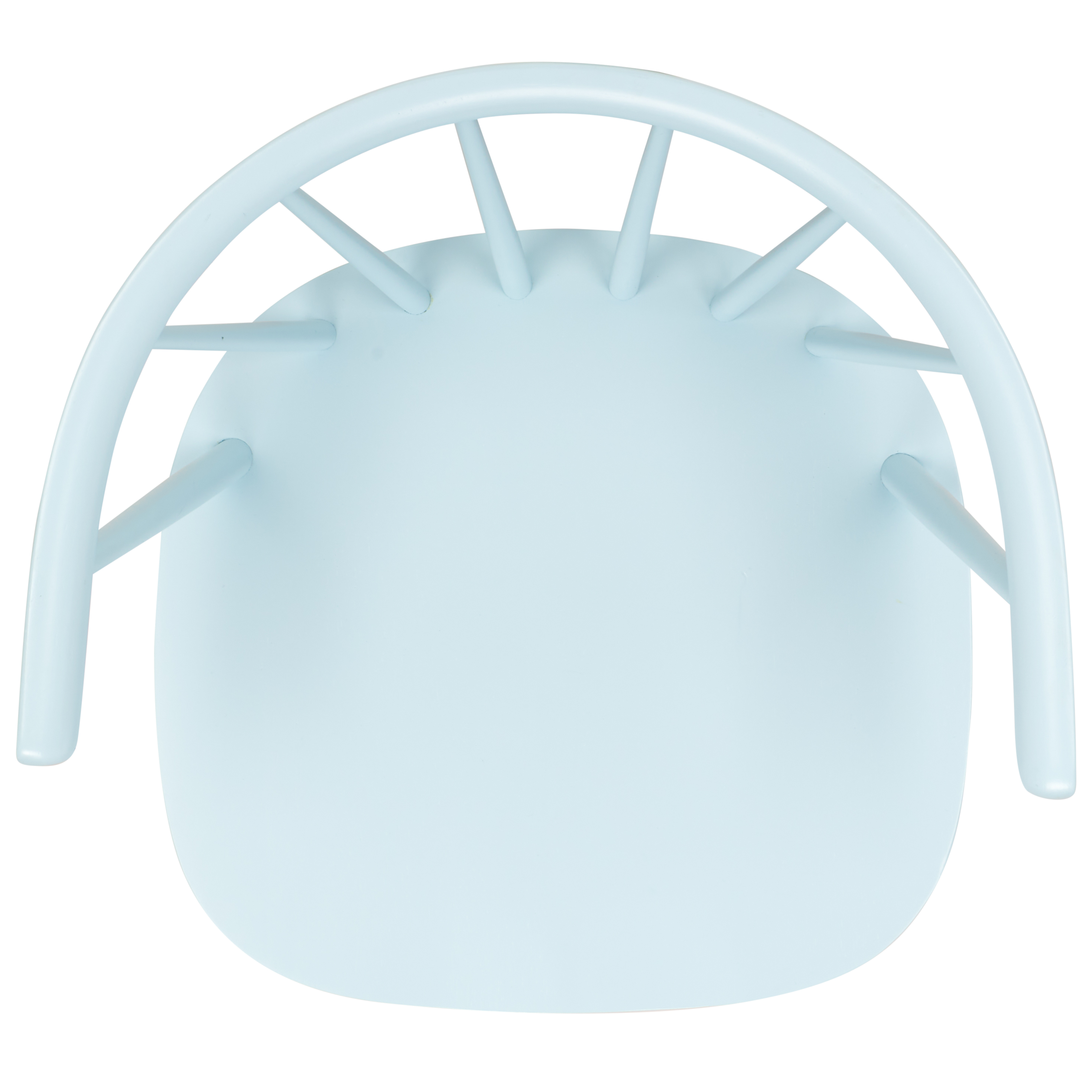SAFAVIEH Blanchard Contemporary Wood Solid Dining Bistro Chair, Pale Blue (Set of 2)
