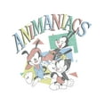 thumbnail image 2 of Animaniacs Logo and Characters Men's White T-shirt-Small, 2 of 3