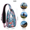 thumbnail image 5 of Crossbody Sling Backpack for Women Men Cute Octopus Sea Creatures Shoulder Sling Crossbody Casual Chest Bag for Travel Sports Running Hiking, 5 of 6